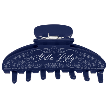 Stella Lefty Boston Blue Hair Clip
